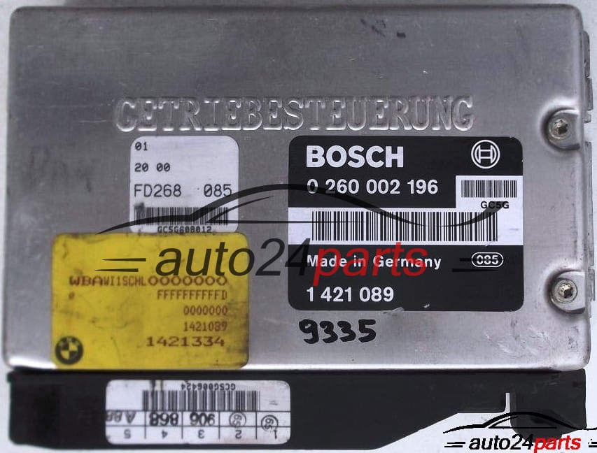 ECU AUTOMATIC GEARBOX BMW E34 E32 530I 3.0, BOSCH 0 260 002 196 