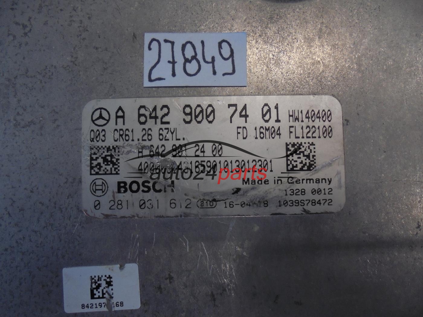 MOTORSTEUERGER T ECU STEUERGER T MERCEDES BENZ 0281031612 A6429007401 motorsteuerger-t-ecu-steuerger-t-mercedes-benz-0281031612-a6429007401