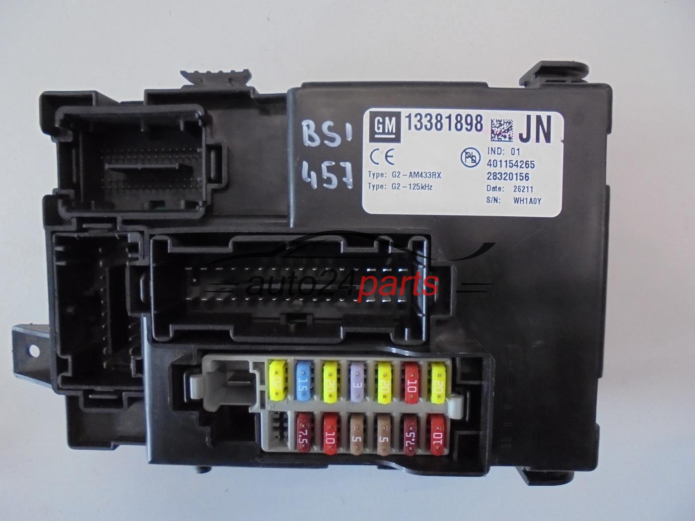 les pièces automobiles - CONFORT MODULE BSI OPEL MERIVA B 13381898 JN ...