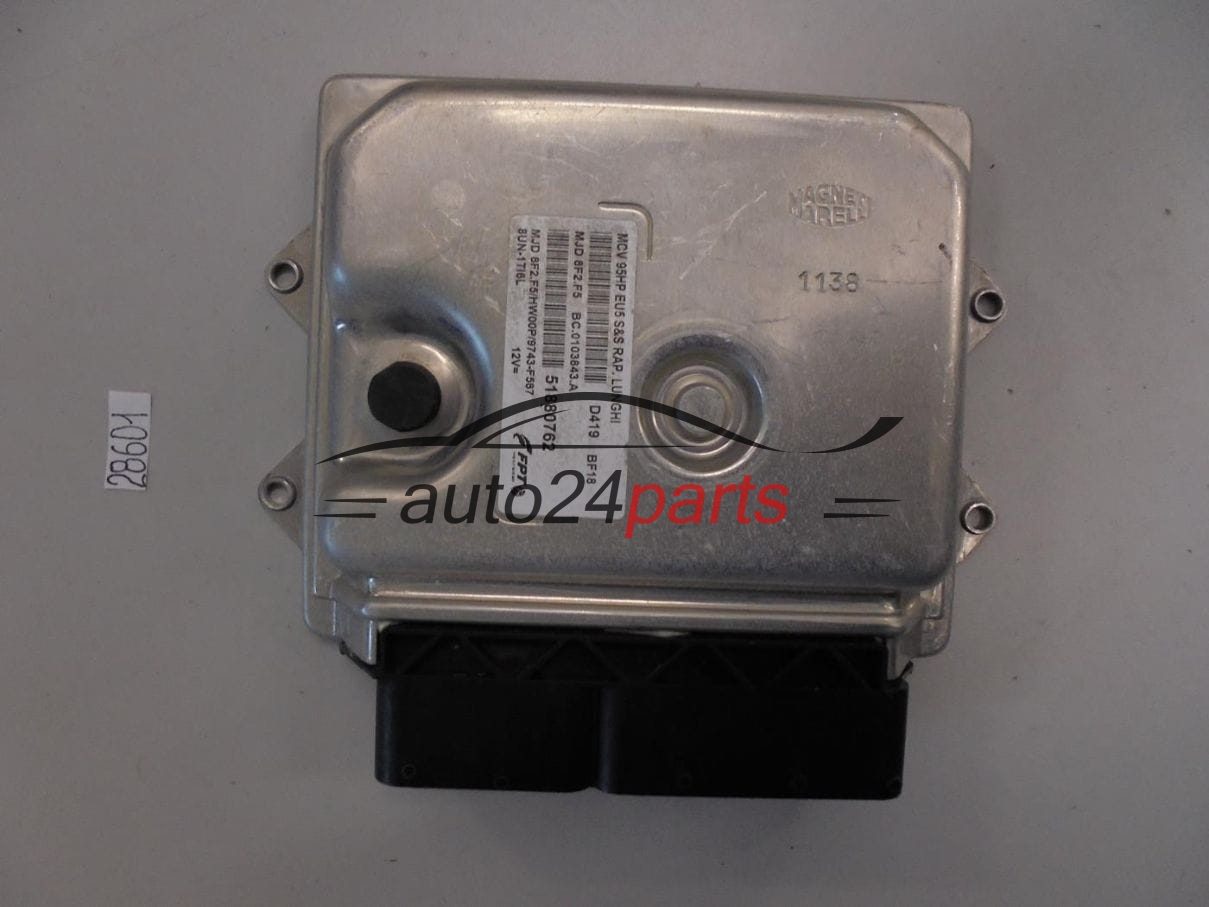 Calculateur Moteur Vierge Fiat 500 1.3 JTD MJD - Référence 8F2.E1 51872452 HW00P - Magneti Marelli Remanufacturé