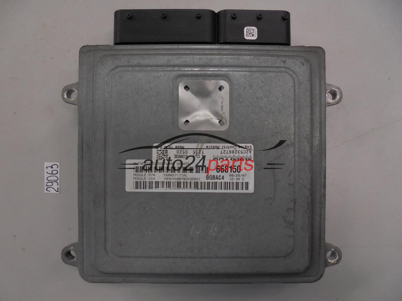 MOTORSTEUERGERÄT ECU STEUERGERÄT JEEP P68027171AC A2C53286727 668150 ...
