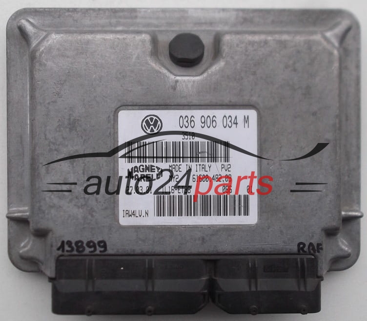 Audi, Skoda, Seat, Volkswagen ECUs Gasoline Magneti Marelli IAW 4MV 036 906 034 DD Alternative Solutions Solution 16 Immo Off