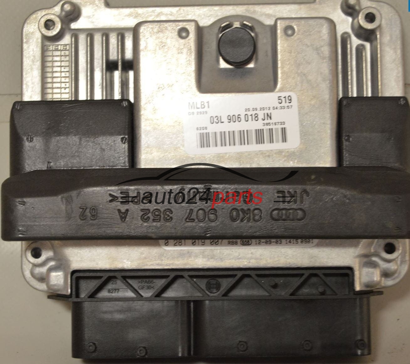 Calculateur (ECU) D'occasion Pour Audi - Références 03L906018HR / 0281017224 - Garantie 21 Jours, état Fonctionnel