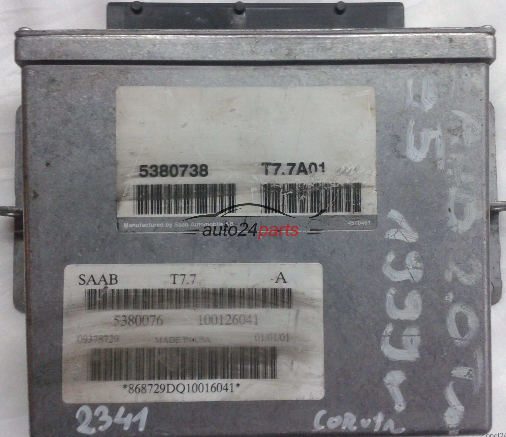 ECU ENGINE CONTROLLER SAAB 9-5 2.0 5380738 5380076 09378729 