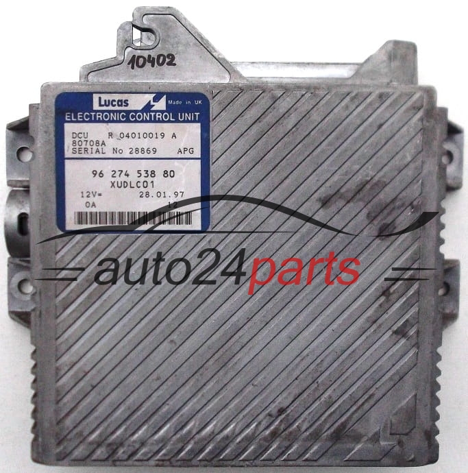 Calculateur Moteur Lucas D'occasion Pour Citroën Xantia 2.1 TD - Réf. 9630509280