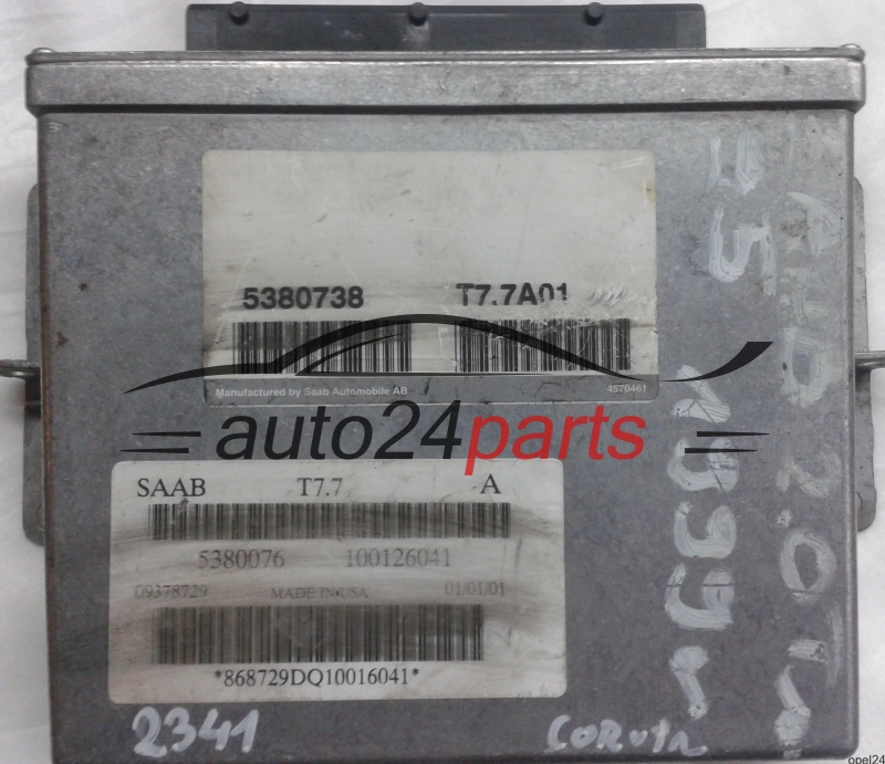 MOTORSTEUERGERÄT ECU STEUERGERÄT SAAB 9-5 2.0 5380738 5380076 09378729 9378729 T7.7A01