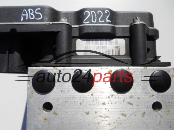 ABS PUMPE BLOCK HYDRAULIKPUMPE STEUERGERAT  BMW E60 BOSCH  0265236006, 3451676855001