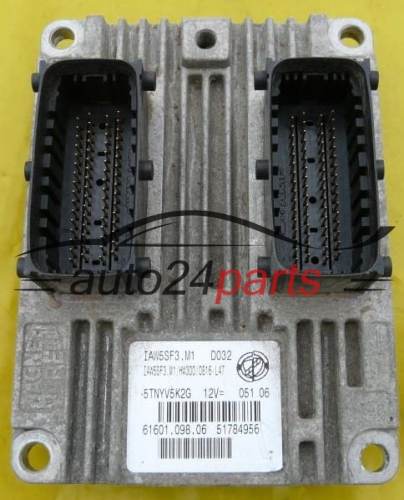 CENTRALINA MOTORE FIAT GRANDE PUNTO 1.2 Magneti Marelli IAW 5SF3.M1,  51784956
