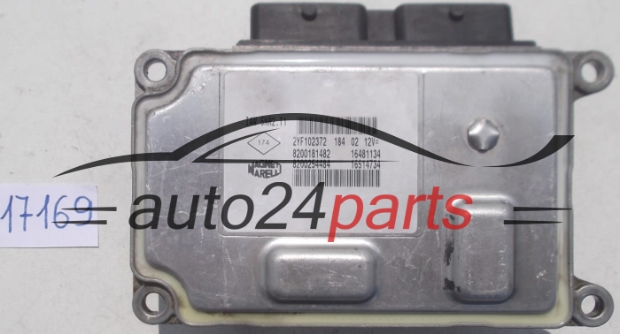 Μονάδα Ελέγχου Κινητήρα RENAULT TWINGO CLIO 1.2 MAGNETI MARELLI IAW 5NR2.T1, IAW5NR2T1, 8200181482, 16481134, 8200254484, 16514734