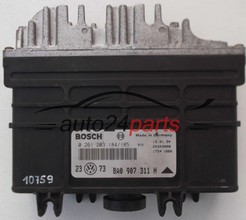 CENTRALINA DO MOTORE VW VOLKSWAGEN GOLF VENTO 1.8 BOSCH 0 261 203 184/185, 0261203184, 0261203185, 8A0 907 311 H, 8A0907311H 