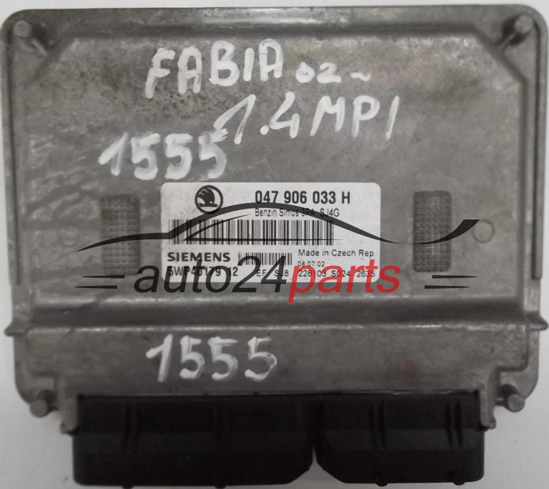 ΜΟΝΑΔΑ ΕΛΕΓΧΟΥ ΚΙΝΗΤΗΡΑ SKODA FABIA 1.4 MPI AQW 047906033H, SIEMENS 5WP40179