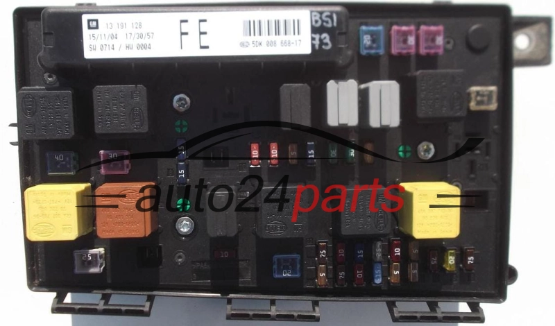 ELEKTRISCHER KASTEN SICHERUNGKASTEN SICHERUNG UND RELAIS STROMKASTEN RELAISKASTEN OPEL ASTRA H ZAFIRA B