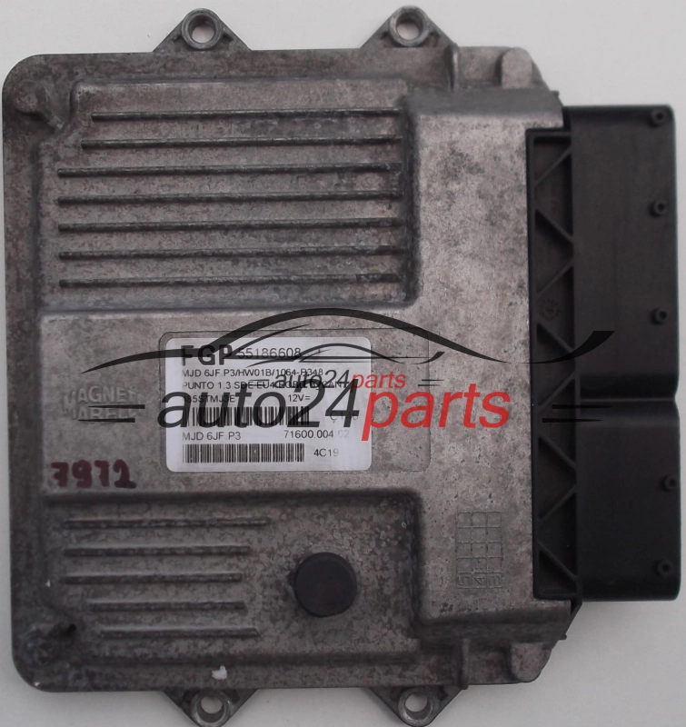 ECU CENTRALITA DE MOTOR FIAT PUNTO 1.3 JTD MAGNETI MARELLI MJD 6JF.P3