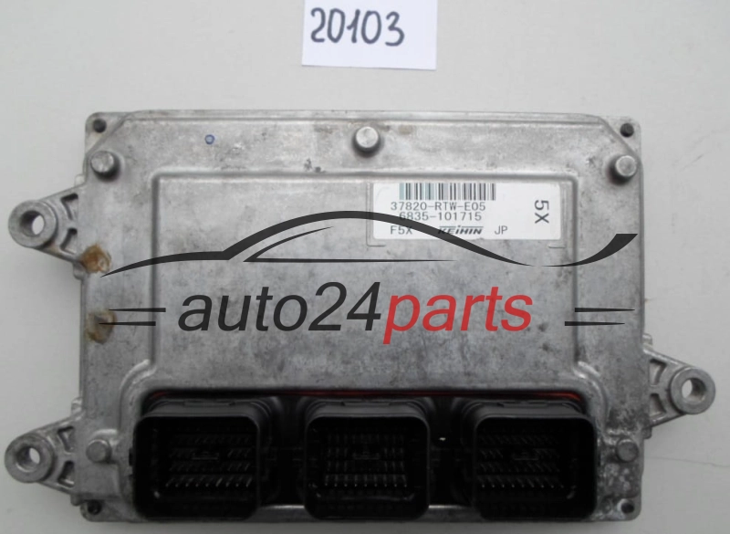 KOMPUTER STEROWNIK SILNIKA HONDA CR-Z 1.5 37820-RTW-E05, 37820RTWE05, 6835-101715, 6835101715