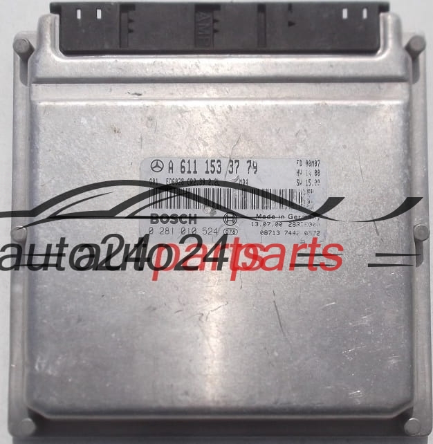 Μονάδα Ελέγχου Κινητήρα MERCEDES SPRINTER 2.2 220 CDI BOSCH 0 281 010 524, 0281010524, A 611 153 37 79, A6111533779, CR2.39