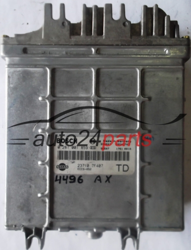 MOTORSTEUERGERÄT ECU STEUERGERAT NISSAN BOSCH 0281001859, 0 281 001 859, 237107F407, 23710-7F407 TD, ECCS-052