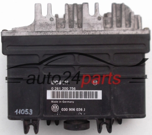 KOMPUTER STEROWNIK SILNIKA VW VOLKSWAGEN PASSAT GOLF III 1.6, BOSCH 0 261 200 756, 0261200756, 030 906 026 J, 030906026J - 11053, 15089, 15763