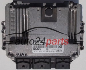 Calculateur Moteur FORD FOCUS 1.6 TDCI BOSCH 0 281 012 487, 0281012487, FoMoCo 8M51-12A650-MA, 8M5112A650MA, 8YMA 
