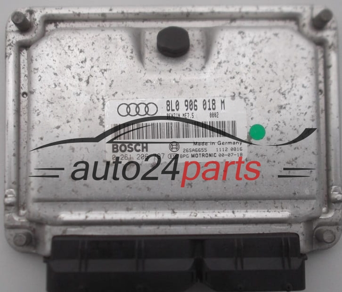ECU ENGINE CONTROLLER AUDI TT 1.8T 1.8 TURBO BAM 8L0906018M, 8L0 906 018 M, BOSCH 0261206797, 0 261 206 797 