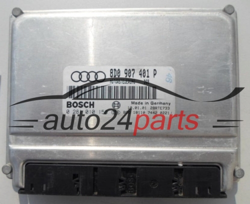 CENTRALINA DO MOTORE AUDI A4 B5 2.5 TDI BOSCH 0 281 010 158, 8D0 907 401 P