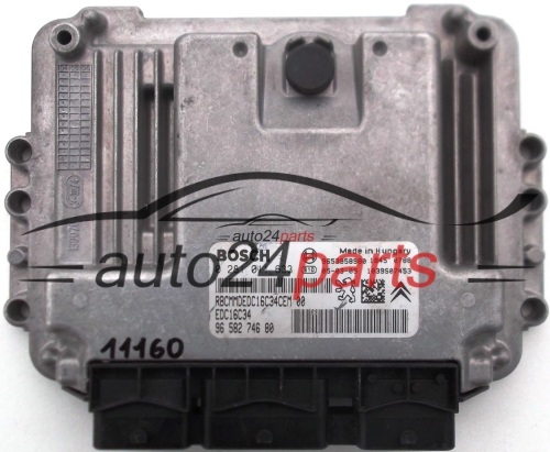 CENTRALINA DO MOTORE CITROEN PEUGEOT 407 1.6 HDI BOSCH 0 281 011 633
