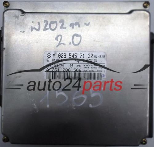 ECU CENTRALITA DE MOTOR MERCEDES W202 C 200 BOSCH 0261206568, 0 261 206 568, A0285457132, A 028 545 71 32, 0285457132 