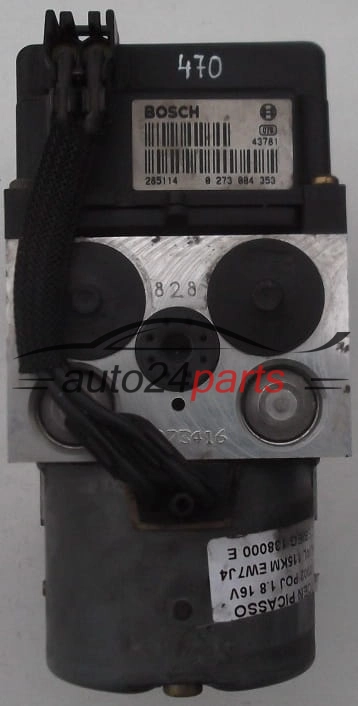 ABS POMPA I STEROWNIK CITROEN XSARA PICASSO BOSCH  0 273 004 353