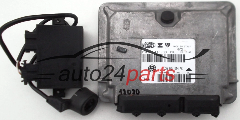 CENTRALINA DO MOTORE VW VOLKSWAGEN LUPO 1.4, 036 906 014 AK, 036906014AK, 61600.413.08, 6160041308, IAW 4AV.V8, IAW4AVV8