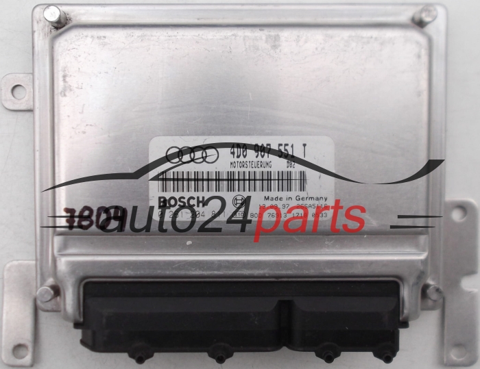 KOMPUTER STEROWNIK SILNIKA AUDI A8 2.8, BOSCH 0 261 204 811, BOSCH 0261204811, 4D0 907 551 T, 4D0907551T 