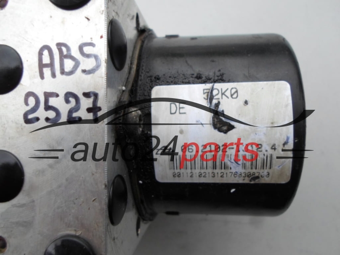 POMPE HYDRAULIQUE ET CALCULATEUR d'ABS OPEL AGILA 52K0DE, 06.2102-1312.4, 06210213124, 06.2109-517.3, 0621095173