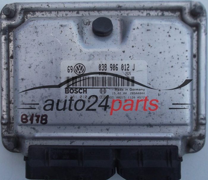 VW VOLKSWAGEN GOLF IV 1.9, BOSCH 0 281 010 104, 0281010104, 038 906 012 J, 038906012J 