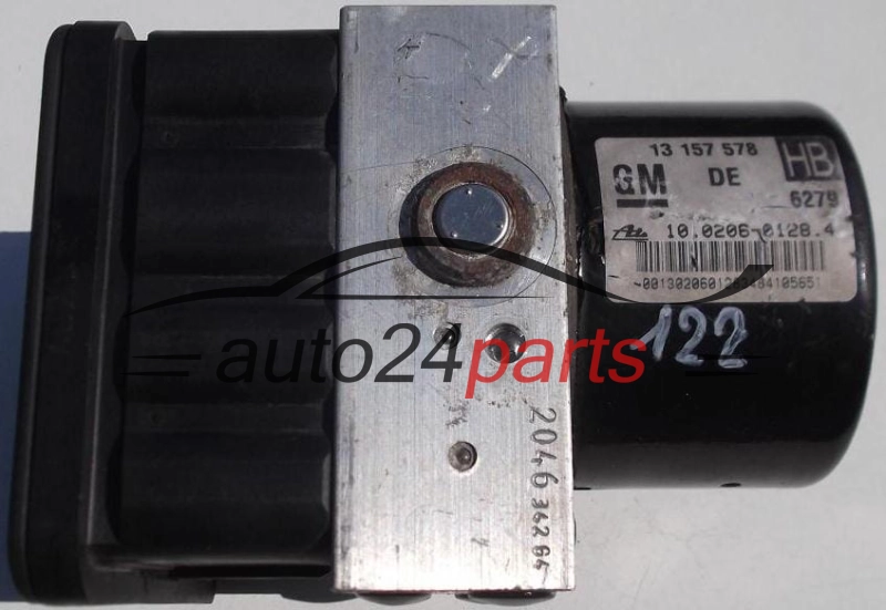 ABS CENTRALINA POMPA OPEL ASTRA H ZAFIRA B GM 13 157 578, 13157578, ATE 10.0206-0128.4, 10020601284, 10.0960-0518.3, 10096005183