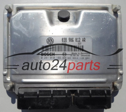 CALCULATEUR MOTEUR VOLKSWAGEN POLO 1.9 SDI AGD BOSCH 0 281 010 109,  038 906 012 AR