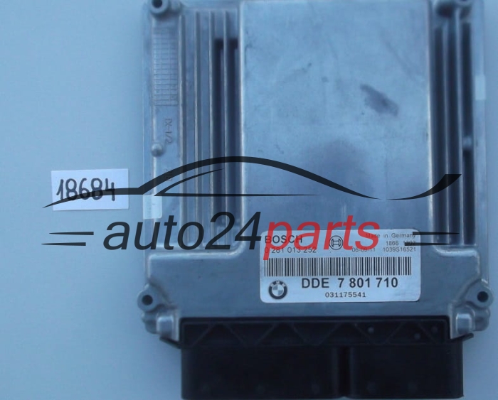 KOMPUTER STEROWNIK SILNIKA BMW E90 2.0 D BOSCH 0 281 013 252, 0281013252, DDE 7 801 710, DDE7801710, 7801710 