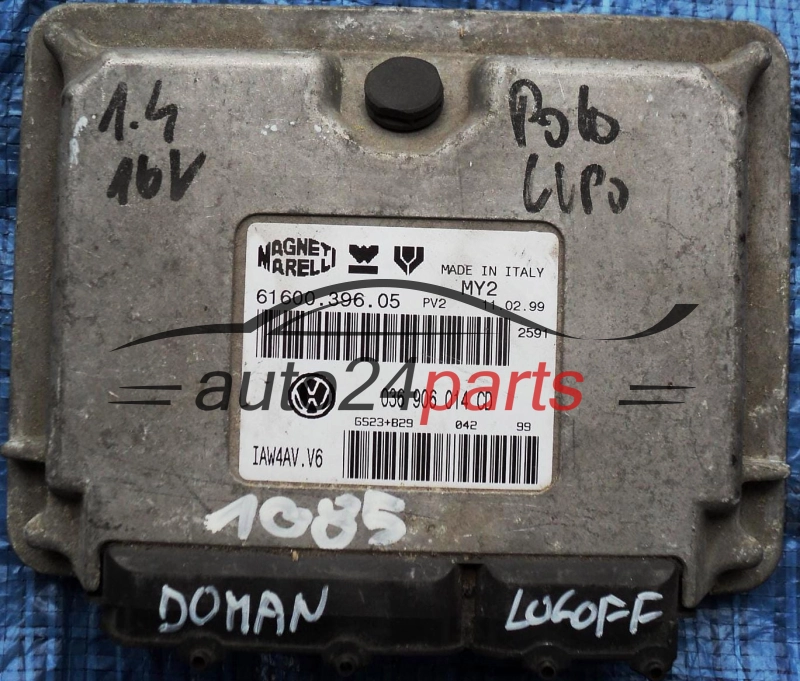 KOMPUTER STEROWNIK SILNIKA VW VOLKSWAGEN LUPO POLO 1.4 16V AHW IAW4AV.V6, IAW4AVV6, 036 906 014 CD, 036906014CD, 61600.396.05