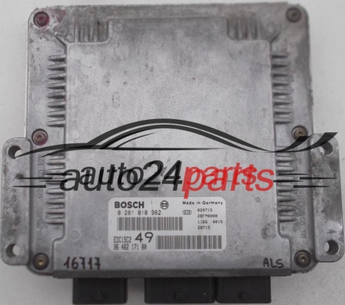 ECU ENGINE CONTROLLER CITROEN XSARA II 2.0, BOSCH 0 281 010 962