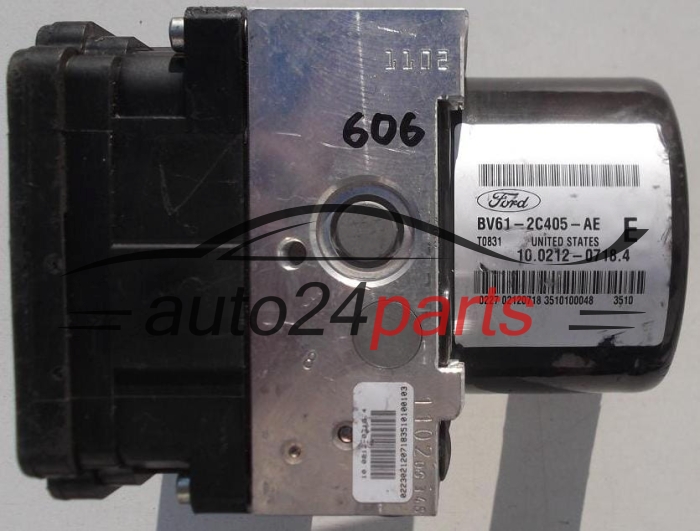 POMPE HYDRAULIQUE ET CALCULATEUR d'ABS FORD FoMoCo BV61-2C405-AE, ATE 10.0212-0718.4