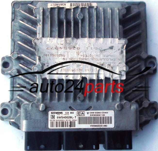 Centralina do motore PEUGEOT 307 2.0 HDI SIEMENS 5WS40029L-T