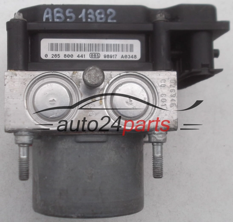 ABS POMPA I STEROWNIK CITROEN C1 TOYOTA AYGO PEUGEOT 107 BOSCH 0 265 231 579, 0265231579, 44510-0H010, 445100H010, 0 265 800 441, 0265800441