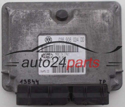 ECU CENTRALITA DE MOTOR  VOLKSWAGEN POLO SEAT IBIZA LEON 1.4 16V MAGNETI MARELLI IAW 4MV.DD,  036 906 034 DD, 61600.663.06