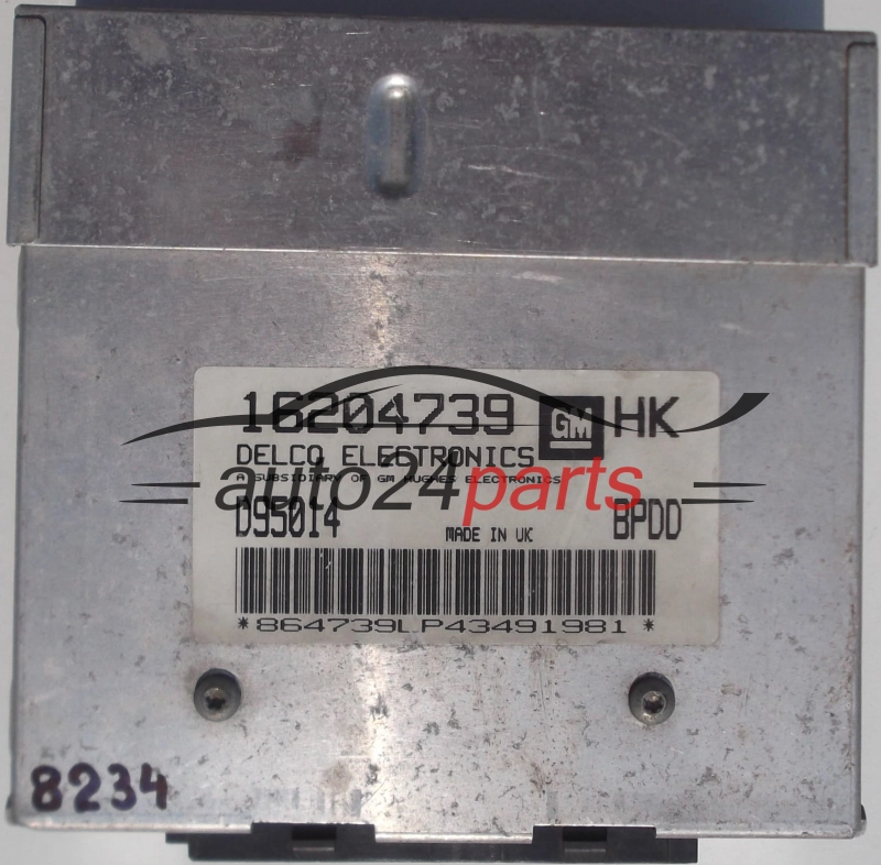 CENTRALINA MOTORE OPEL CORSA B 1.2, DELCO 16204739 HK, 16204739HK, D95014, BPDD
