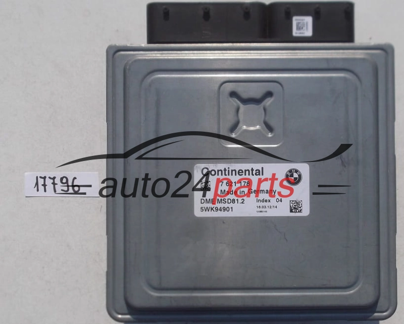 KOMPUTER STEROWNIK SILNIKA BMW 3 CONTINENTAL 5WK94901, 7 621 178