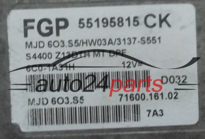 Centralina do motor recondicionada Virgin Opel Corsa D 1.3 JTD 55195815CK - foto 2