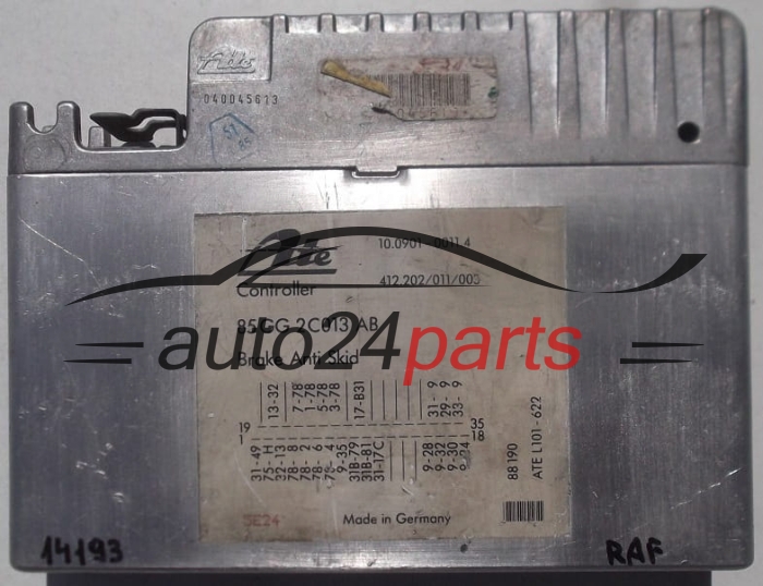 CENTRALITA ABS FORD SCORPIO ATE 10.0901-0011.4, 10090100114, 412.202/011/003, 412202011003, 85GG2C013AB