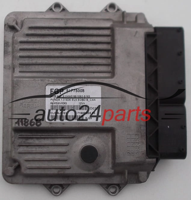 ECU CENTRALITA DE MOTOR FIAT PANDA 1.3 MAGNETI MARELLI MJD 6JF.S1
