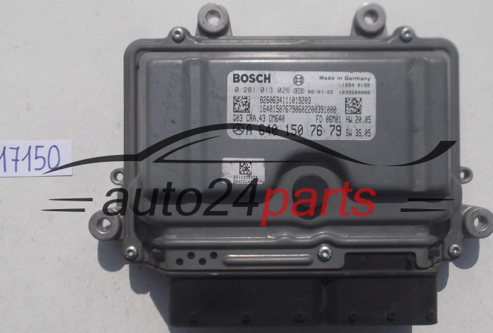 Μονάδα Ελέγχου Κινητήρα MERCEDES A180 BOSCH 0 281 013 026