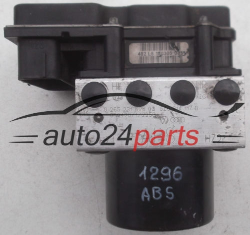 ABS PUMP VOLKSWAGEN FOX POLO BOSCH 0 265 231 626, 0265231626, 5Z0 614 117 B, 5Z0614117B, 0 265 800 468, 0265800468