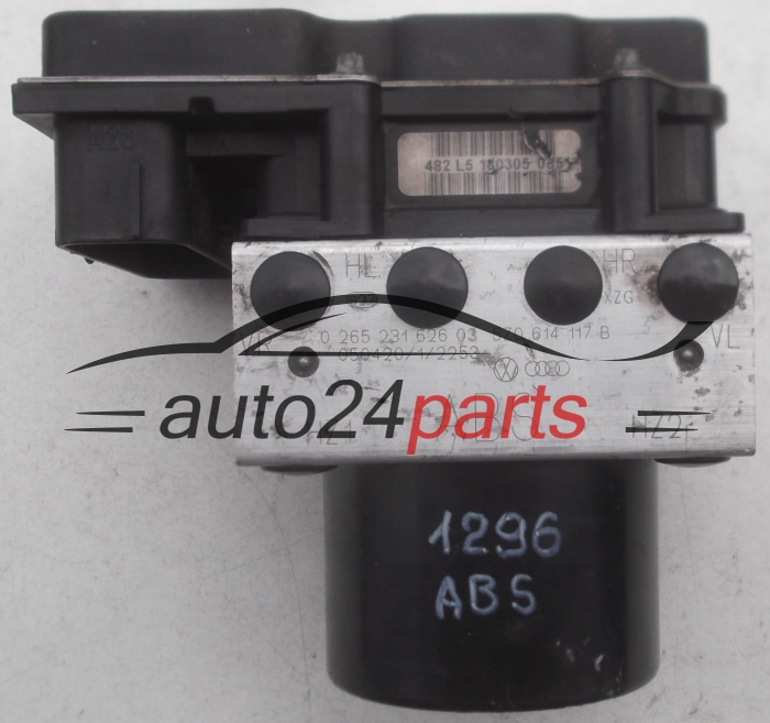 ABS PUMP VOLKSWAGEN FOX POLO BOSCH 0 265 231 626, 0265231626, 5Z0 614 117 B, 5Z0614117B, 0 265 800 468, 0265800468