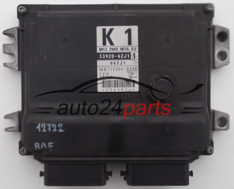 CENTRALINA DO MOTORE SUZUKI SWIFT 1.3 1.5 DENSO MB1123000392, 3392062J1