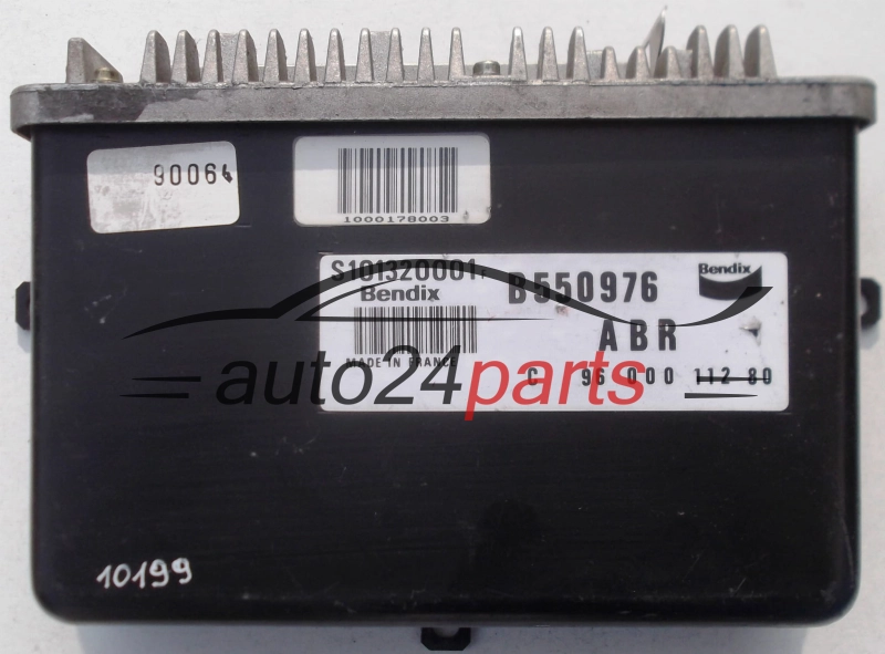 CENTRALINA ABS ESP CITROEN XM 2.0, BENDIX S101320001 F, S101320001F, B550976, 96 000 112 80, 9600011280